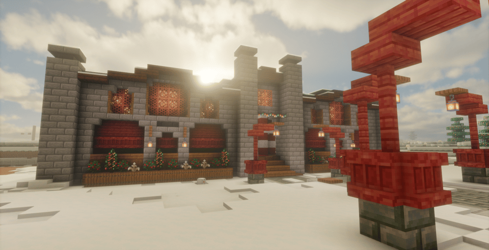 Christmas Village Train Station :D — image 1